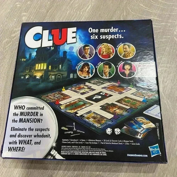 Clue board game by hasbro - Picture 5 of 5